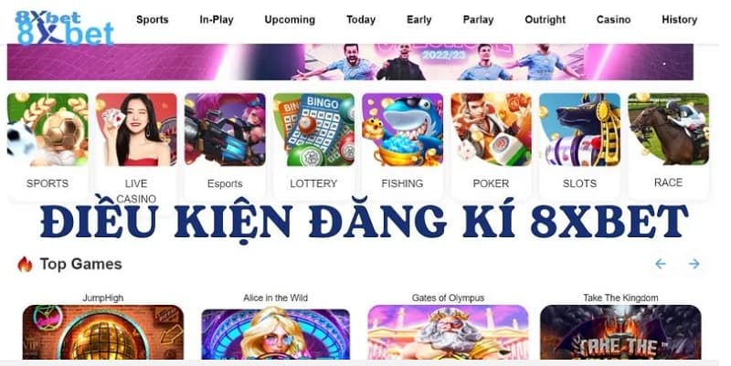 Quy định tạo tài khoản tại 8xbet